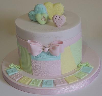 Pretty patchwork - Cake by Shereen