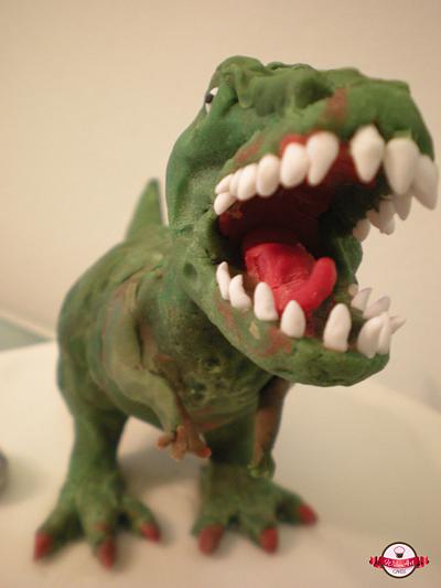 T-REX Cake! - Cake by Wilma