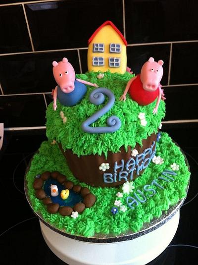 Peppa Pig - Cake by Carrie