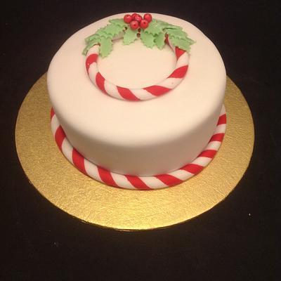 Christmas wreath cake  - Cake by Suzanne Owen