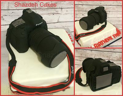 Cannon Camera Cake!  - Cake by Shazdeh Cakes