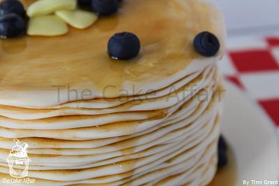 Any one for some pancakes? - Cake by Designer Cakes By Timilehin