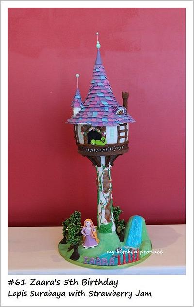 Rapunzel Tower Cake - Cake by Linda Kurniawan
