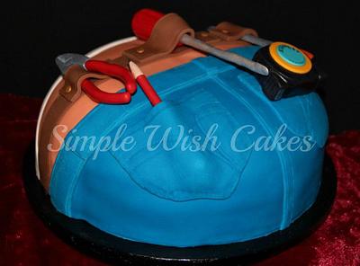 Builders Bum Cake - Cake by Stef and Carla (Simple Wish Cakes)