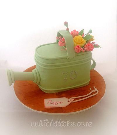 Maggie's Watering Can - Cake by Fantail Cakes