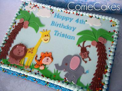 jungle friends - Cake by Corrie