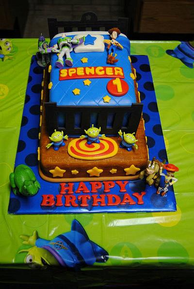 Toy Story Bed Cake - Cake by naughtyandnicecakes
