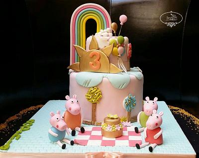 PEPPA PIG CAKE - Cake by Fées Maison (AHMADI)