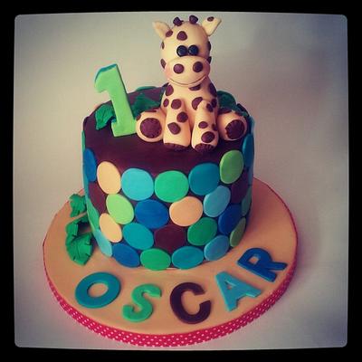 Oscar the giraffe - Cake by Time for Tiffin 