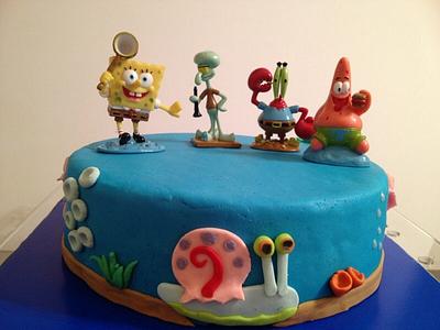Spongbob cake  - Cake by Fefe
