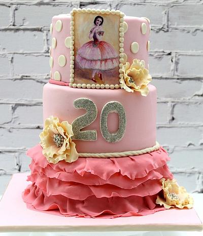Vintage Ballet Cake - Cake by Pearls and Spice