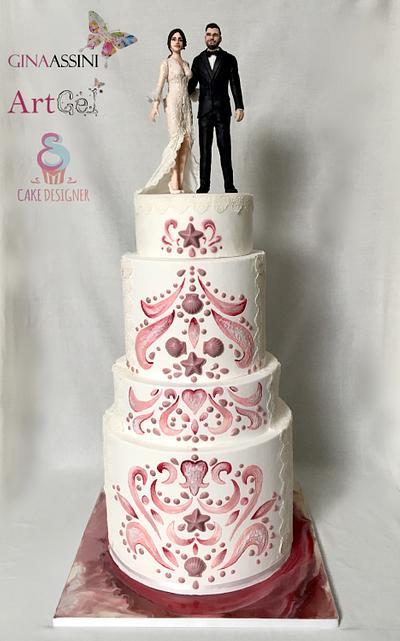 Maria & Francesco  - Cake by Gina Assini
