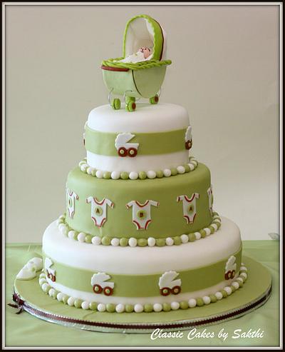 Baby Shower cake - Cake by Classic Cakes by Sakthi