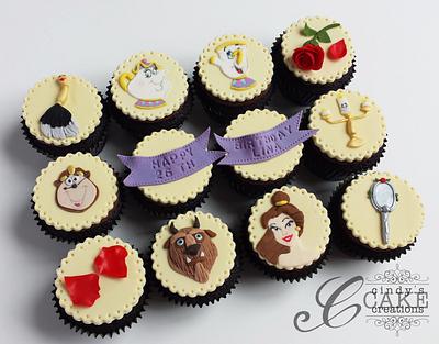 Beauty and the Beast Cupcakes - Cake by cindyscakecreations