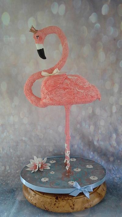 Flamingo cake  - Cake by milkmade