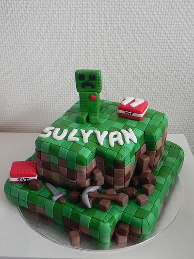 cake mine craft - Cake by cendrine