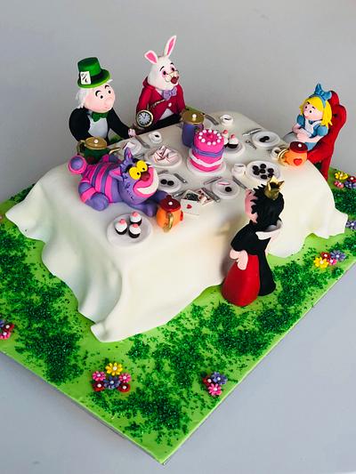 Mad Hatters Tea Party - Cake by Rhona