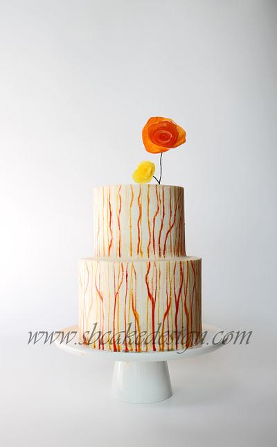 Modern Painted Buttercream - Cake by Shannon Bond Cake Design