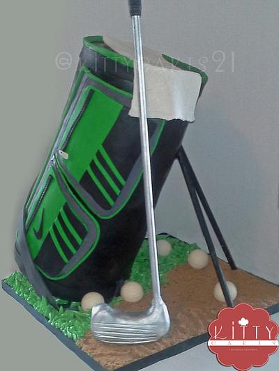 Icing Smiles Golf cake - Cake by Crys 