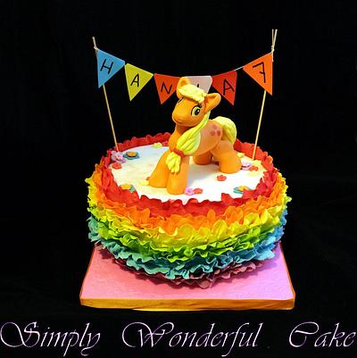 applejack on the rainbow - Cake by Dorota/ Dorothy
