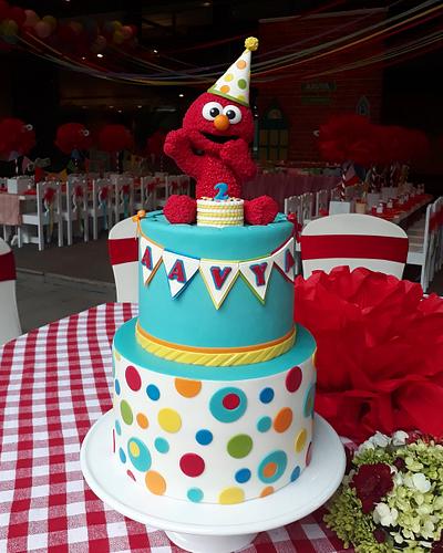 Elmo - Cake by Couture cakes by Olga