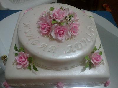pink rose - Cake by dill
