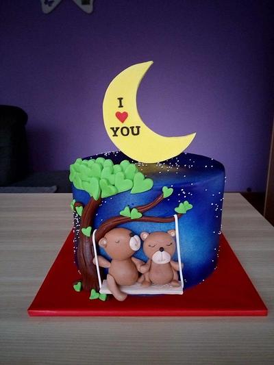 Lover bear cake - Cake by Zaklina