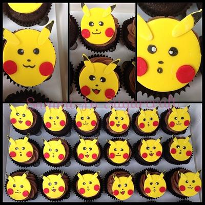 Pokamon cupcakes  - Cake by Sammi-Jo Sweet Creations