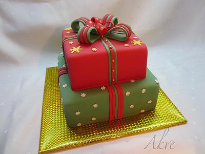 Christmas present - Cake by akve