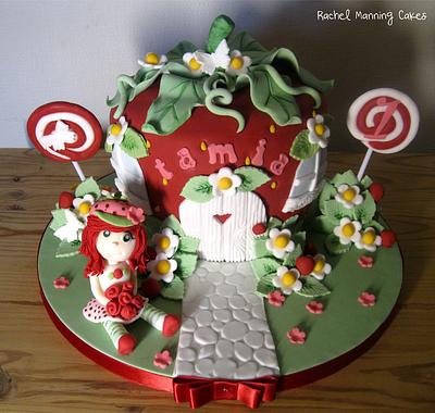 Strawberry Shortcake Cake - Cake by Rachel Manning Cakes