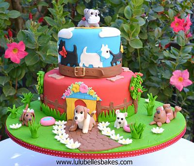 Puppy cake - Cake by Lulubelle's Bakes
