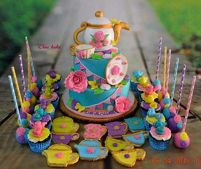 Tea Party Theme - Cake by chocbake