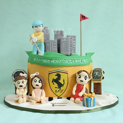 Luxurious City Life - Cake by Guilt Desserts