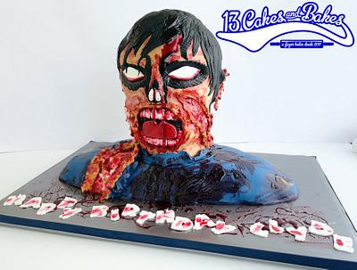 ZOMBIE / The Walking Dead  Cake - Cake by Joao Cabrita