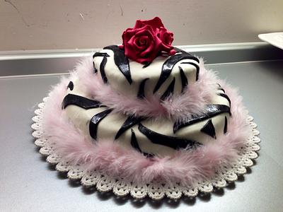 Zebra cake - Cake by MyFabulousCakes