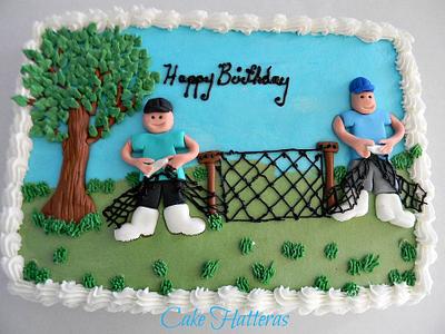 Hanging Net - Cake by Donna Tokazowski- Cake Hatteras, Martinsburg WV