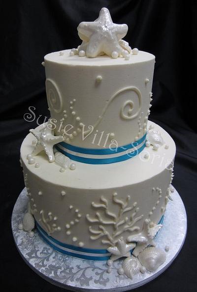 Ocean Wedding - Cake by Susie Villa-Soria