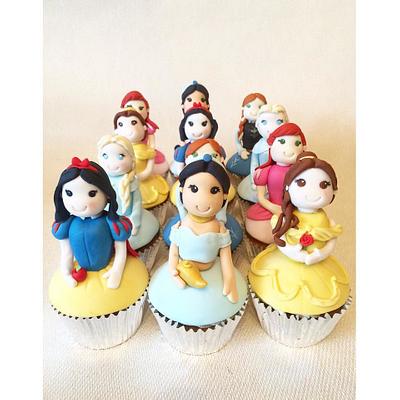 Disney Princess Cupcakes! - Cake by Beth Evans