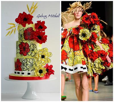 Viktor &Rolf fashion inspired cake - Cake by Gulnaz Mitchell