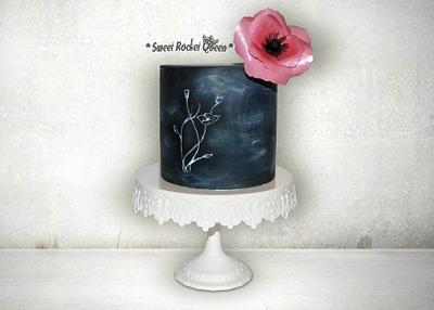 Fiore del Vento (The Pink Anemone) - Cake by Sweet Rocket Queen (Simona Stabile)