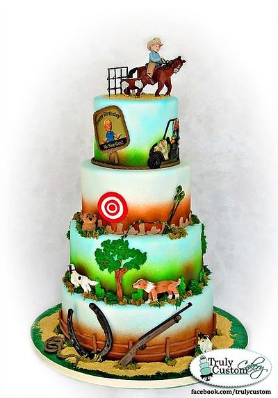 Dom Conicelli's 80th Birthday Cake  - Cake by TrulyCustom