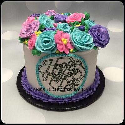 Mother's Day cake  - Cake by Cakes & Crafts by Kass 