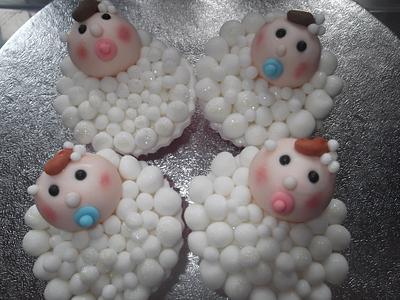 Baby bath time cupcakes - Boy or Girl ?  - Cake by Tracey
