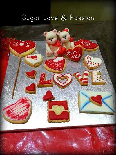 Christmas Love's cookies 2 - Cake by Mary Ciaramella (Sugar Love & Passion)