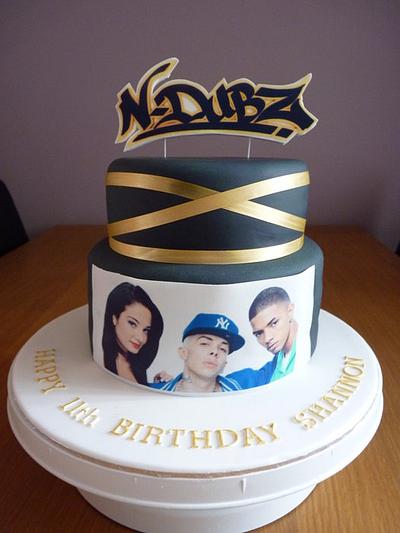 N Dubz cake - Cake by Sharon Todd