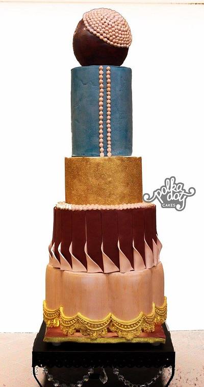 Modern wedding cake - Cake by SugarLove at Bubzy's Bakehouse
