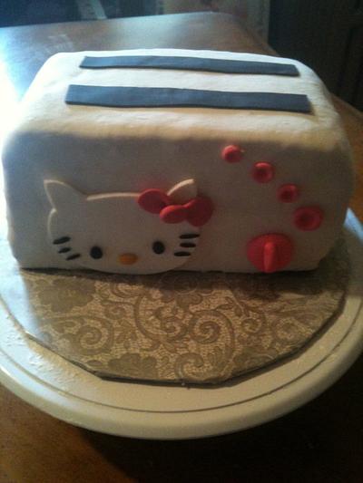 hello kitty toaster - Cake by tasteeconfections