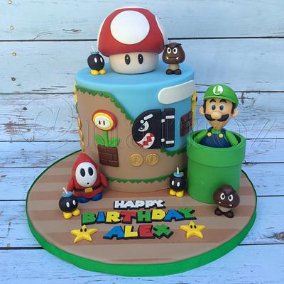 Super Mario cake  - Cake by Natasha Rice Cakes 