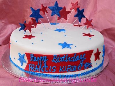 Starry cake - Cake by Pinkribbon cakedelight (Marystella)