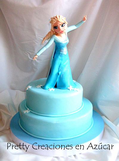 Elsa for my Little Thalia - Cake by PrettyCreaciones
